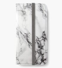 White Marble iPhone Wallet/Case/Skin