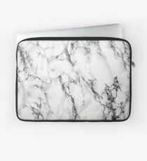 White Marble Laptop Sleeve
