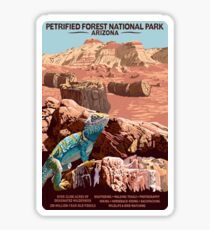 Petrified Forest National Park Iguana Travel Decal Arizona Sticker