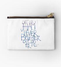 Det er i ham vi lever Zipper Pouch