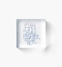 Det er i ham vi lever Acrylic Block