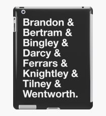 Men of Jane Austen iPad Case/Skin
