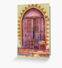 Door Greeting Card