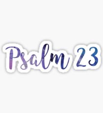 Psalm 23 Sticker