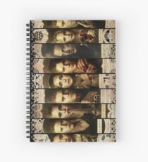Season 4 of The Vampire Diaries Photoshoot: Cast Spiral Notebook