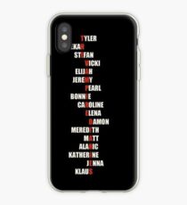 The Vampire Diaries + Character names iPhone Case