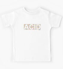 Acid Smileys White Kids Tee