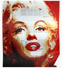 Marilyn - Blue Print Poster