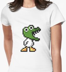 Duck Game Dinos Women's Fitted T-Shirt