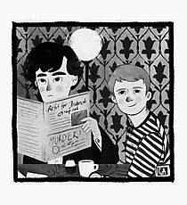 Breakfast in 221B Photographic Print