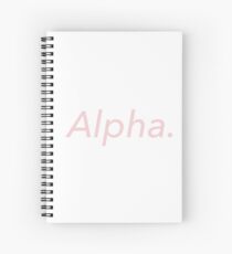 Alpha. Spiral Notebook