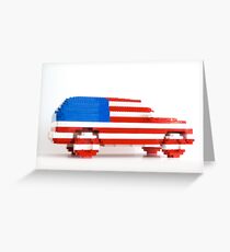 American SUV Greeting Card