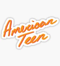 AMERICAN TEEN ORANGE Sticker