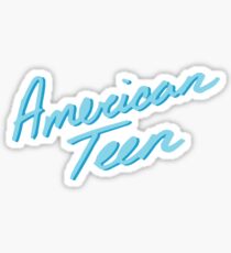 AMERICAN TEEN LIGHT BLUE Sticker