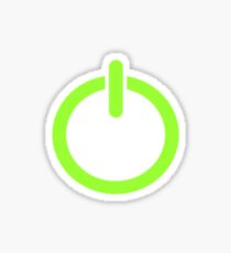 Power Up! -logo Sticker