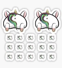 Unicorn Butt Planner Set Sticker