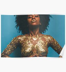 Gold und Haut Poster