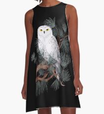 Snowy A-Line Dress