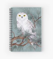 Snowy Spiral Notebook