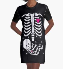 Pregnancy Halloween T Shirts Graphic T-Shirt Dress