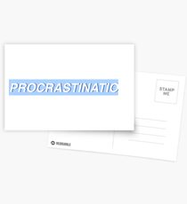 Procrastination Postcards