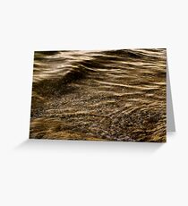 Water Surface Greeting Card