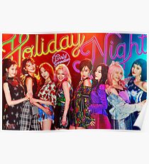 Girls Generations Holiday Night Poster