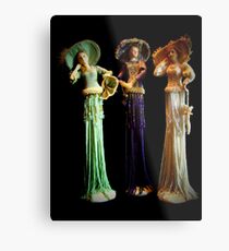 Three Victorian Ladies Metal Print