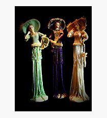 Three Victorian Ladies Photographic Print