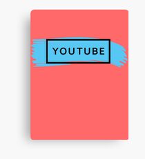 YOUTUBE Canvas Print