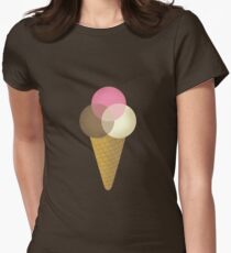 Icecream Venndor Women's Fitted T-Shirt