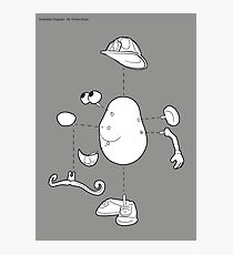 Assembly Diagram - Mr Potato Head Photographic Print