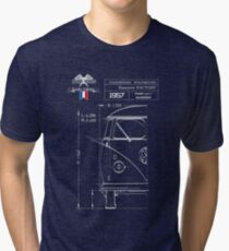 Camiseta de tejido mixto Combi Blueprint