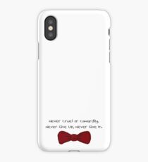 Never cruel nor cowardly iPhone Case