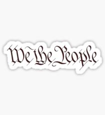 Pegatina América, América, Nosotros la gente, Constitución de los Estados Unidos, Congreso, puro y simple