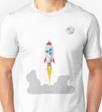 Ripple XRP Rocket Spaceship CryptoCurrency Unisex T-Shirt