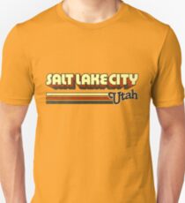 Salt Lake City, UT | Stadt Streifen Unisex T-Shirt