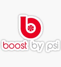 boost by psi (beats parody) Sticker