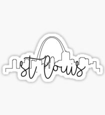 Stadtansicht - st. Louis Sticker