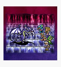 FF4 Bahamut Battle Photographic Print