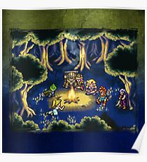 Chrono Trigger Camping Scene Poster