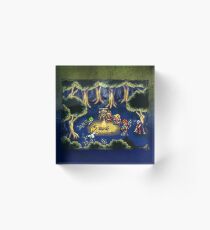 Chrono Trigger Camping Scene Acrylic Block