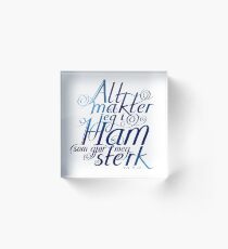 Alt makter jeg i ham Acrylic Block