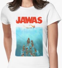funny star wars jawas tshirt Women's Fitted T-Shirt