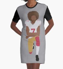 Kneeling Kaepernick Graphic T-Shirt Dress