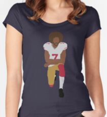 Kneeling Kaepernick Women's Fitted Scoop T-Shirt