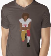 Kneeling Kaepernick Men's V-Neck T-Shirt