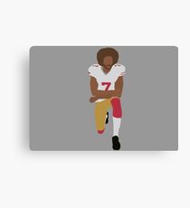 Kneeling Kaepernick Canvas Print