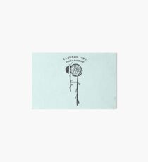 Buttercup Lyric Hippo Campus Art Board