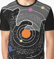 Space cat univers Grafik T-Shirt